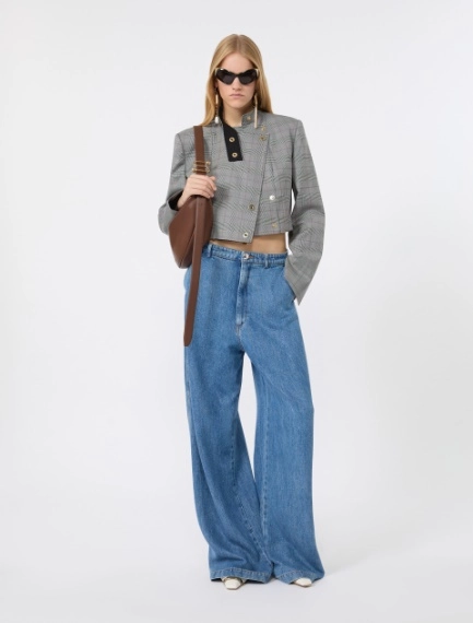 Short Glen plaid jacket - Sportmax