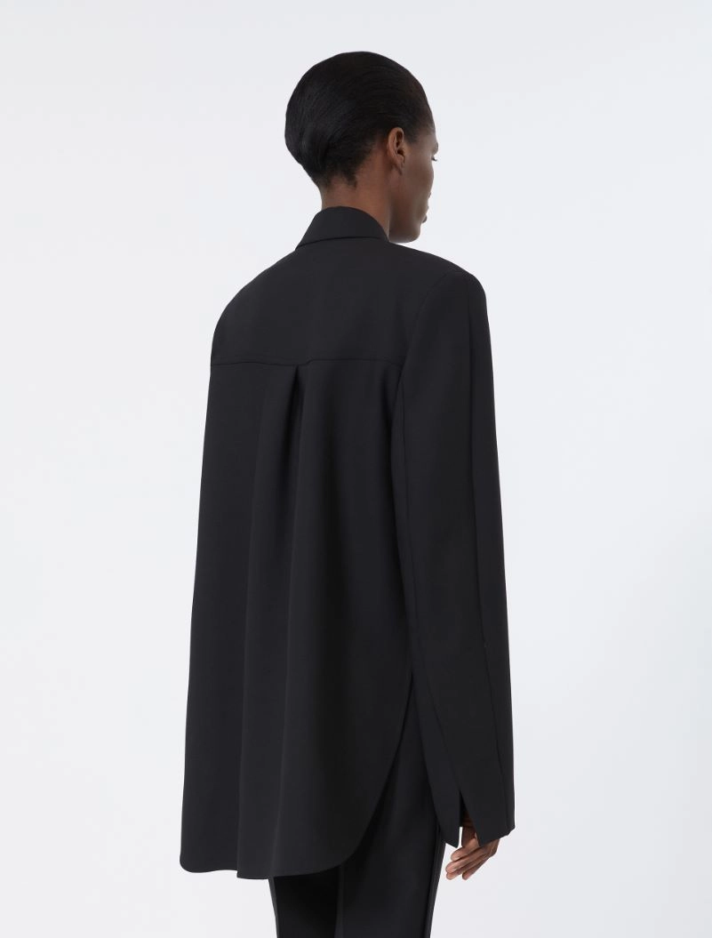 Technical wool tailored blazer - BLACK - Sportmax - 3