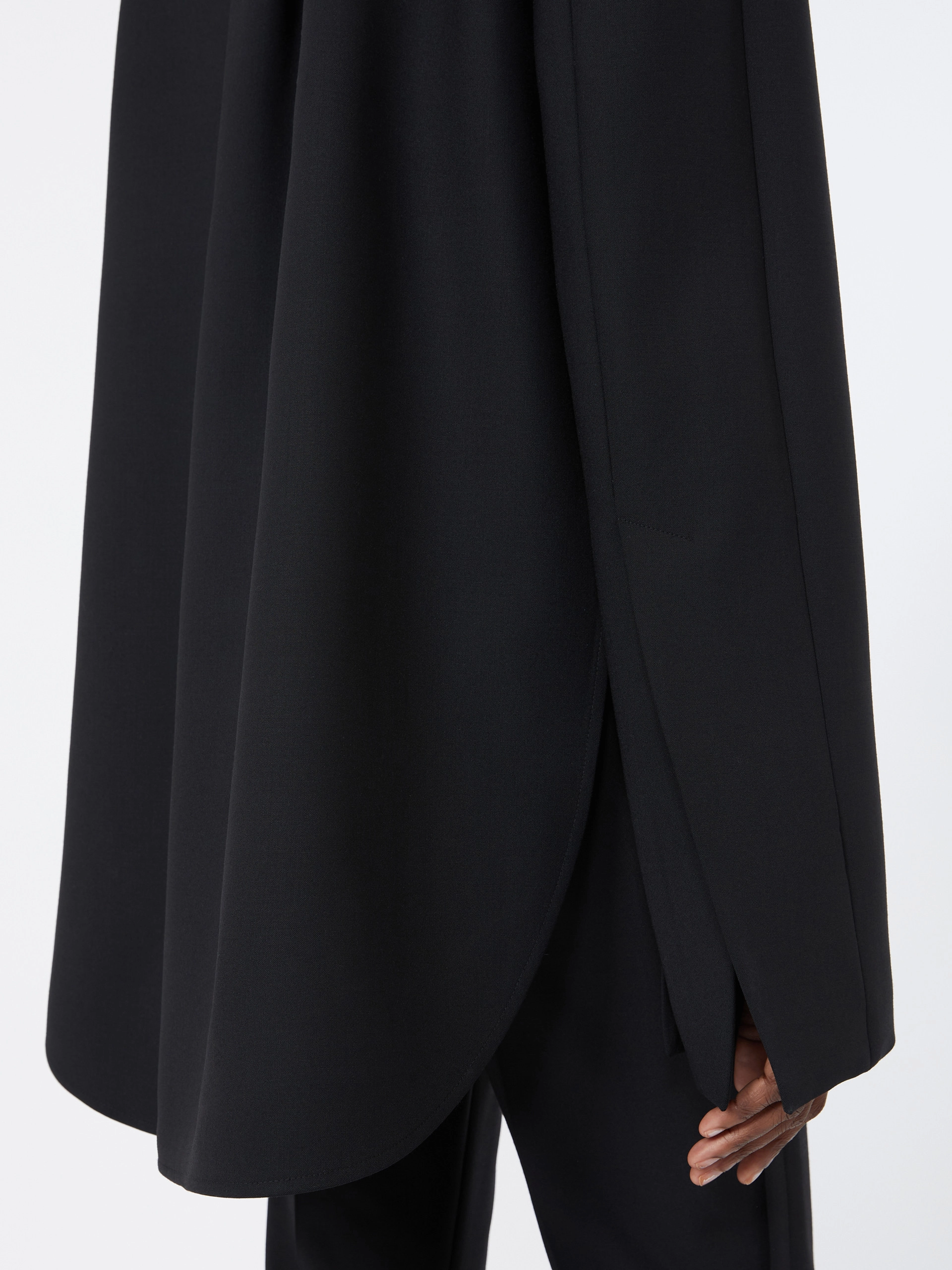 Technical wool tailored blazer - BLACK - Sportmax - 5
