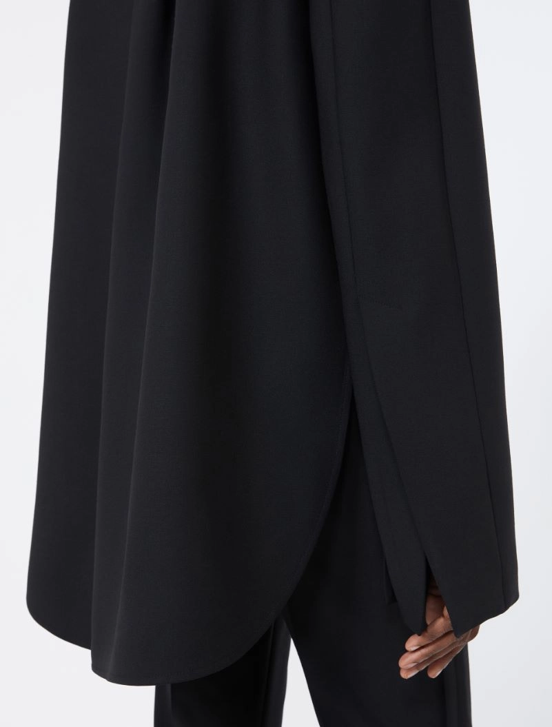 Technical wool tailored blazer - BLACK - Sportmax - 5