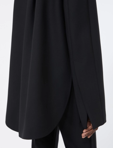 Technical wool tailored blazer - BLACK - Sportmax - 5