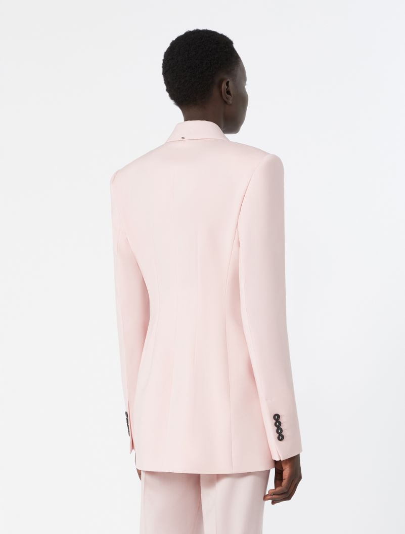 Double-breasted natural stretch wool blazer - ANTIQUE ROSE - Sportmax - 3