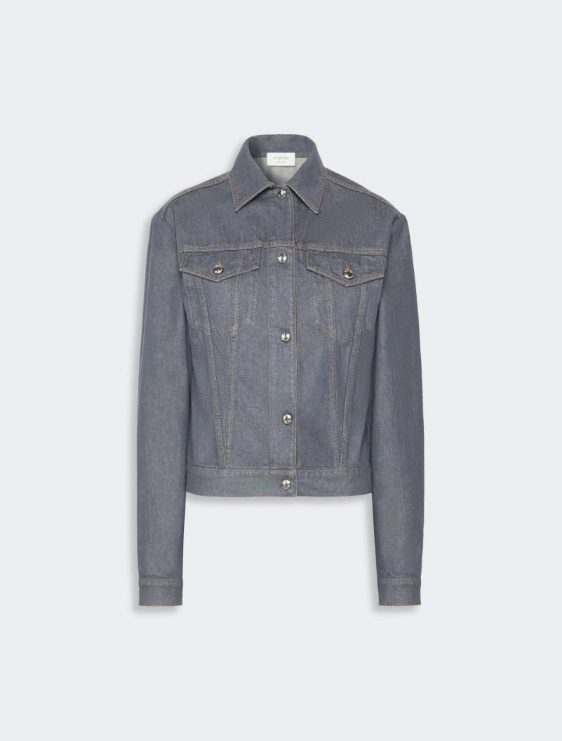 Oversized denim jacket - MEDIUM GREY - Sportmax - 6