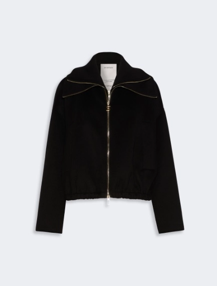 Pure wool bomber jacket with removable bib - Sportmax