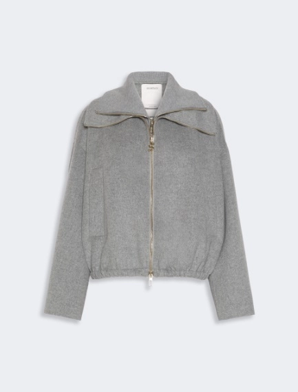 Pure wool bomber jacket with removable bib - Sportmax
