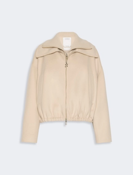Pure wool bomber jacket with removable bib - Sportmax