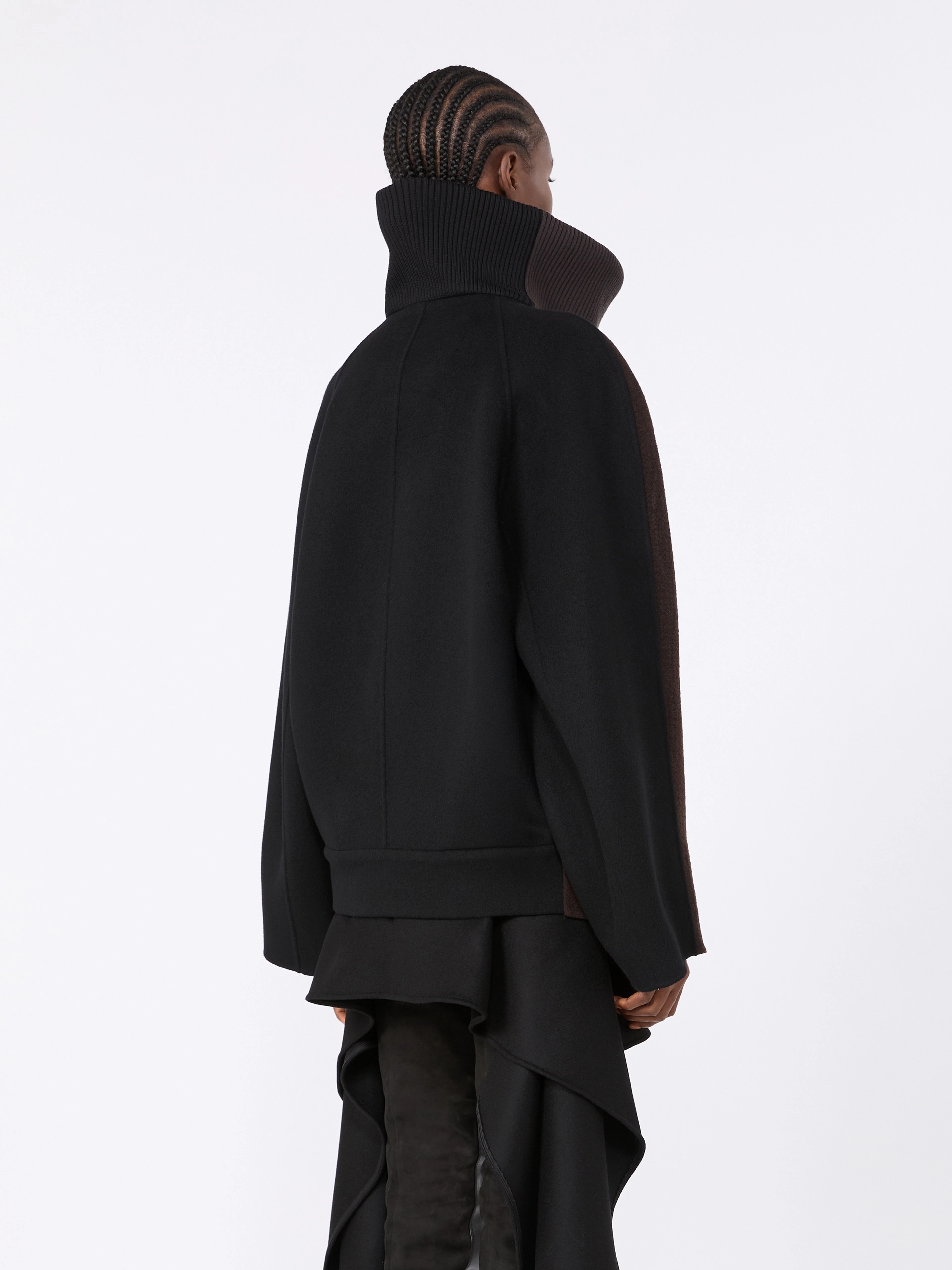 Short wool and cashmere heavy jacket - COFFEE - Sportmax - 3