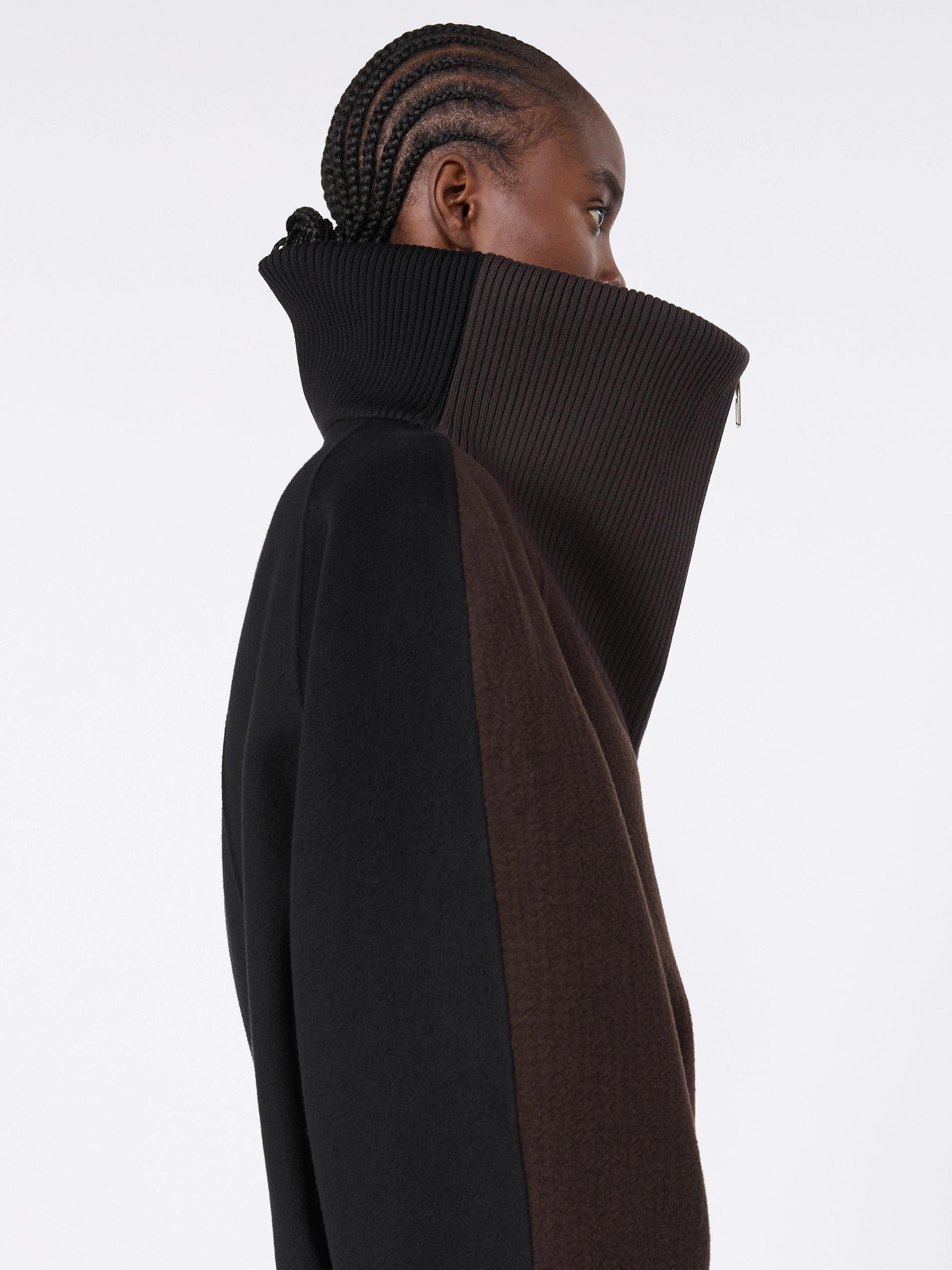 Short wool and cashmere heavy jacket - COFFEE - Sportmax - 5