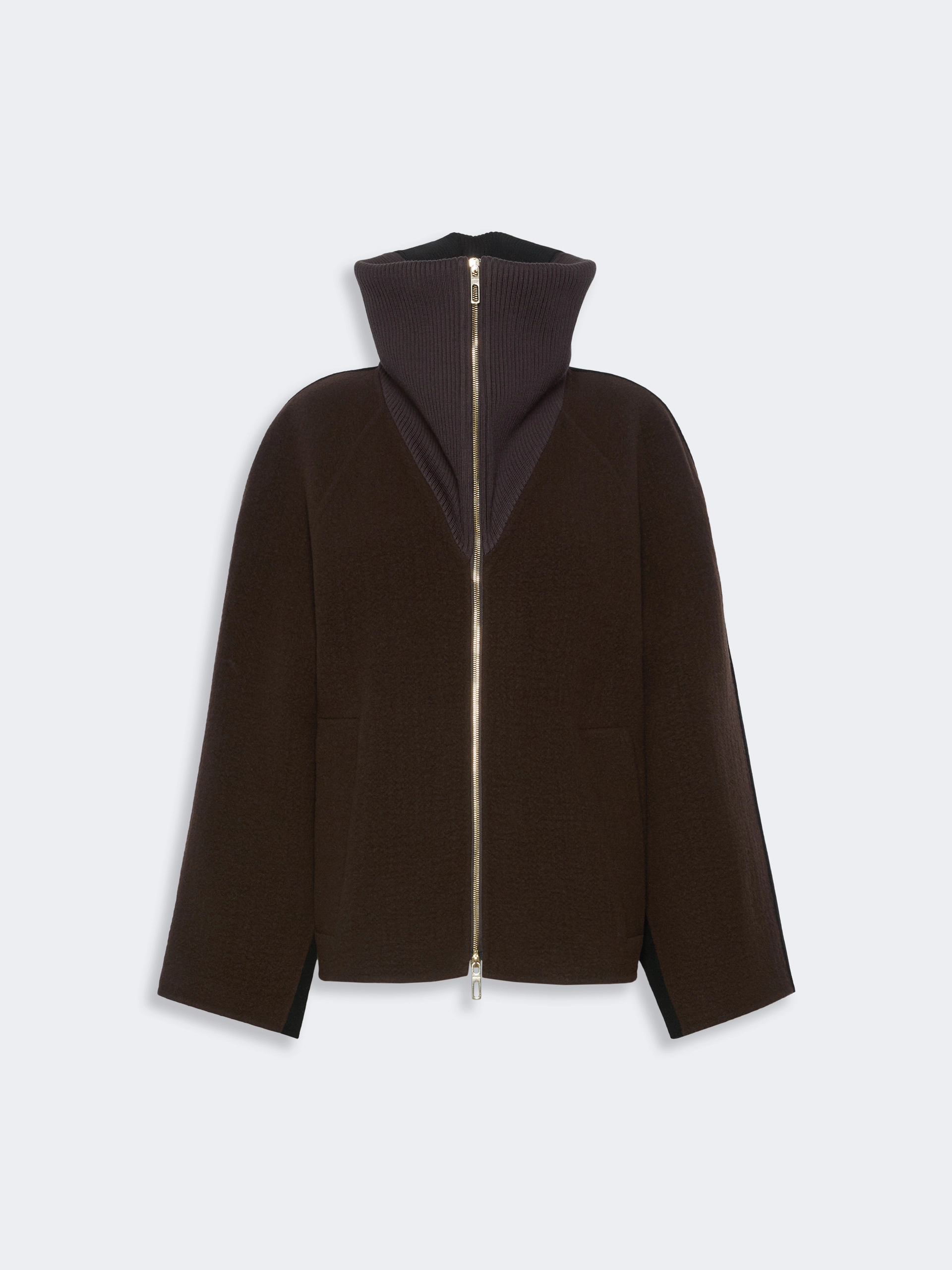 Short wool and cashmere heavy jacket - COFFEE - Sportmax - 6