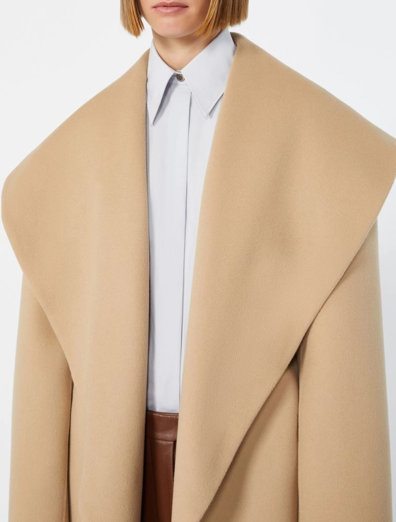 Pure wool double fabric jacket - CAMEL - Sportmax - 5