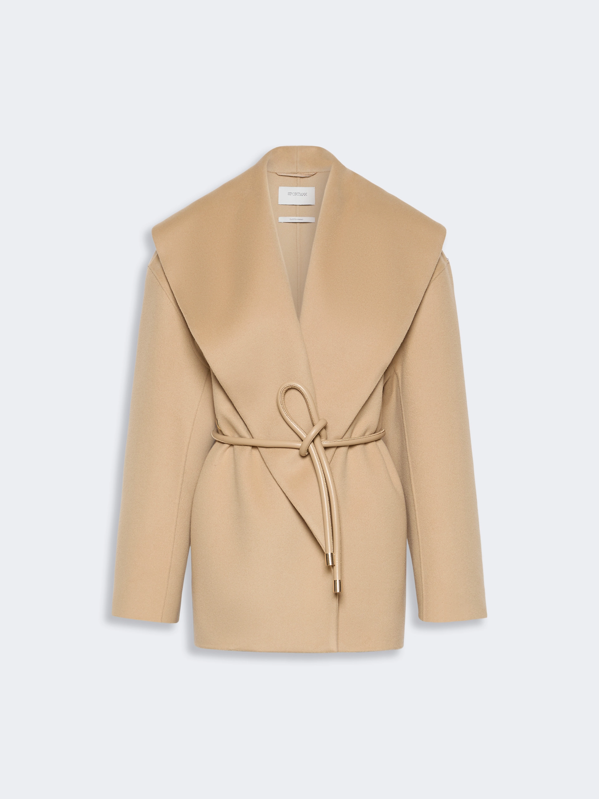 Pure wool double fabric jacket - CAMEL - Sportmax - 6