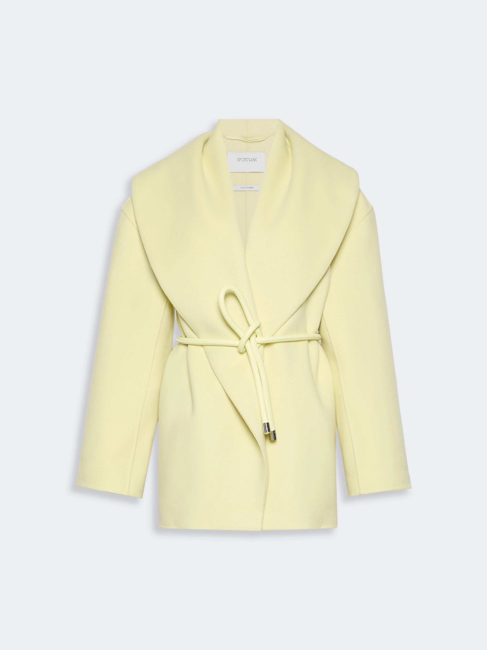 Pure wool double fabric jacket - LIGHT YELLOW - Sportmax - 6