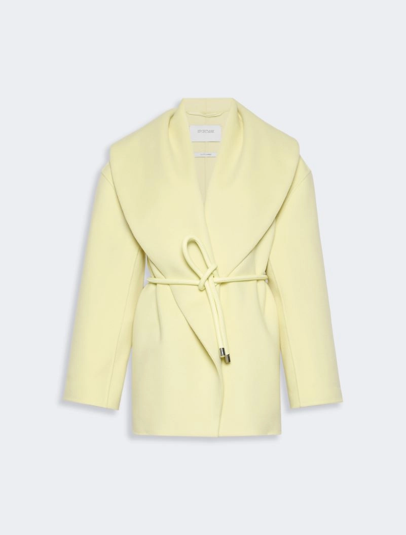 Pure wool double fabric jacket - LIGHT YELLOW - Sportmax - 6