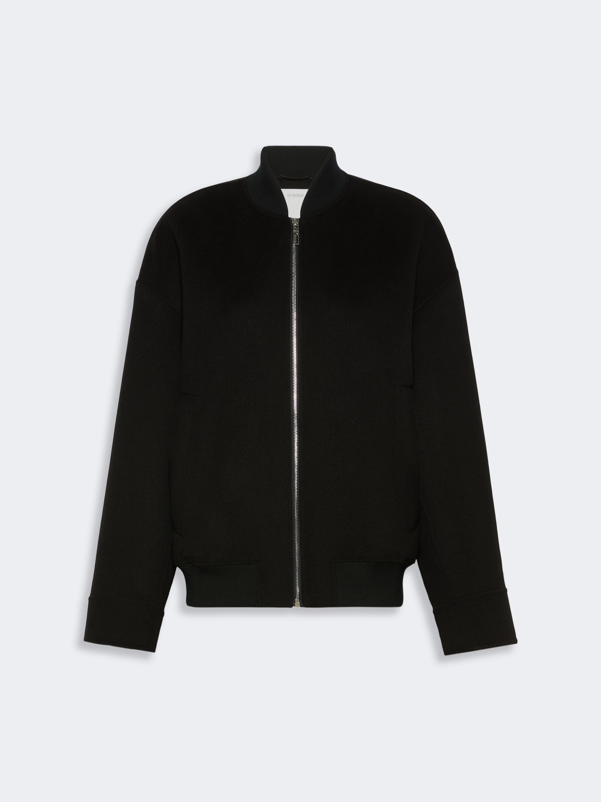 Double-faced pure wool bomber jacket - BLACK - Sportmax - 6