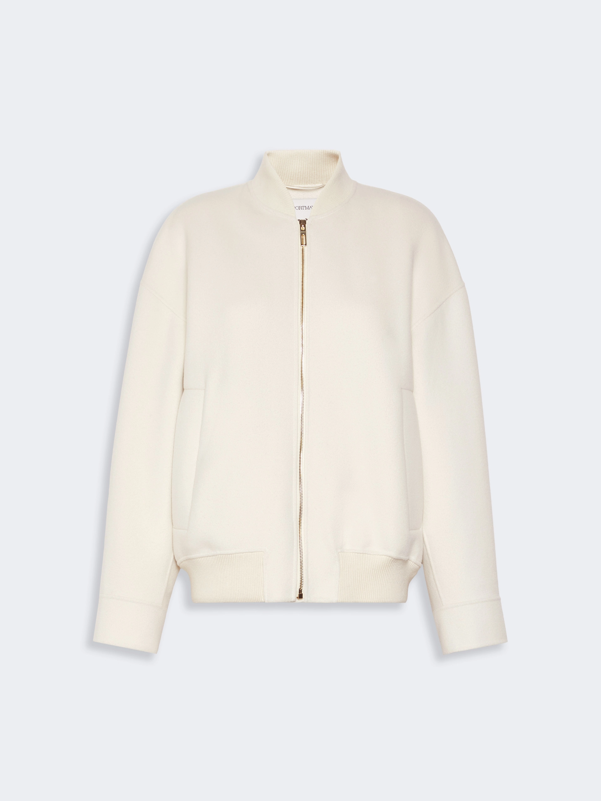 Double-faced pure wool bomber jacket - WHITE - Sportmax - 7