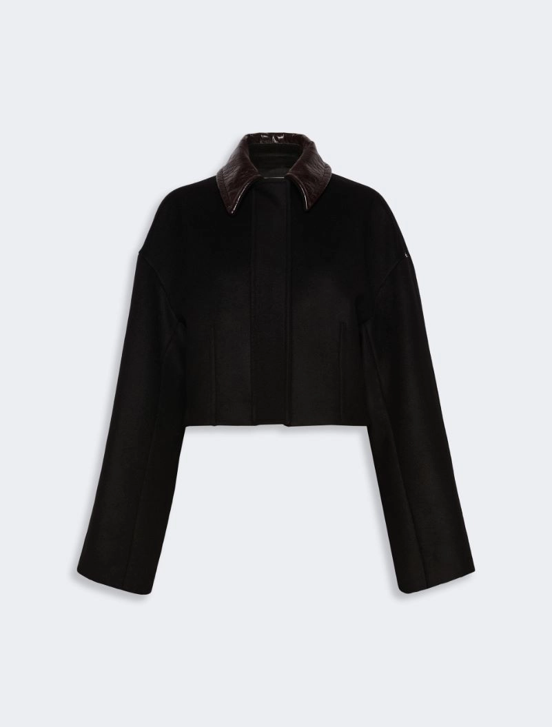 Boxy pure wool jacket - BLACK - Sportmax - 6