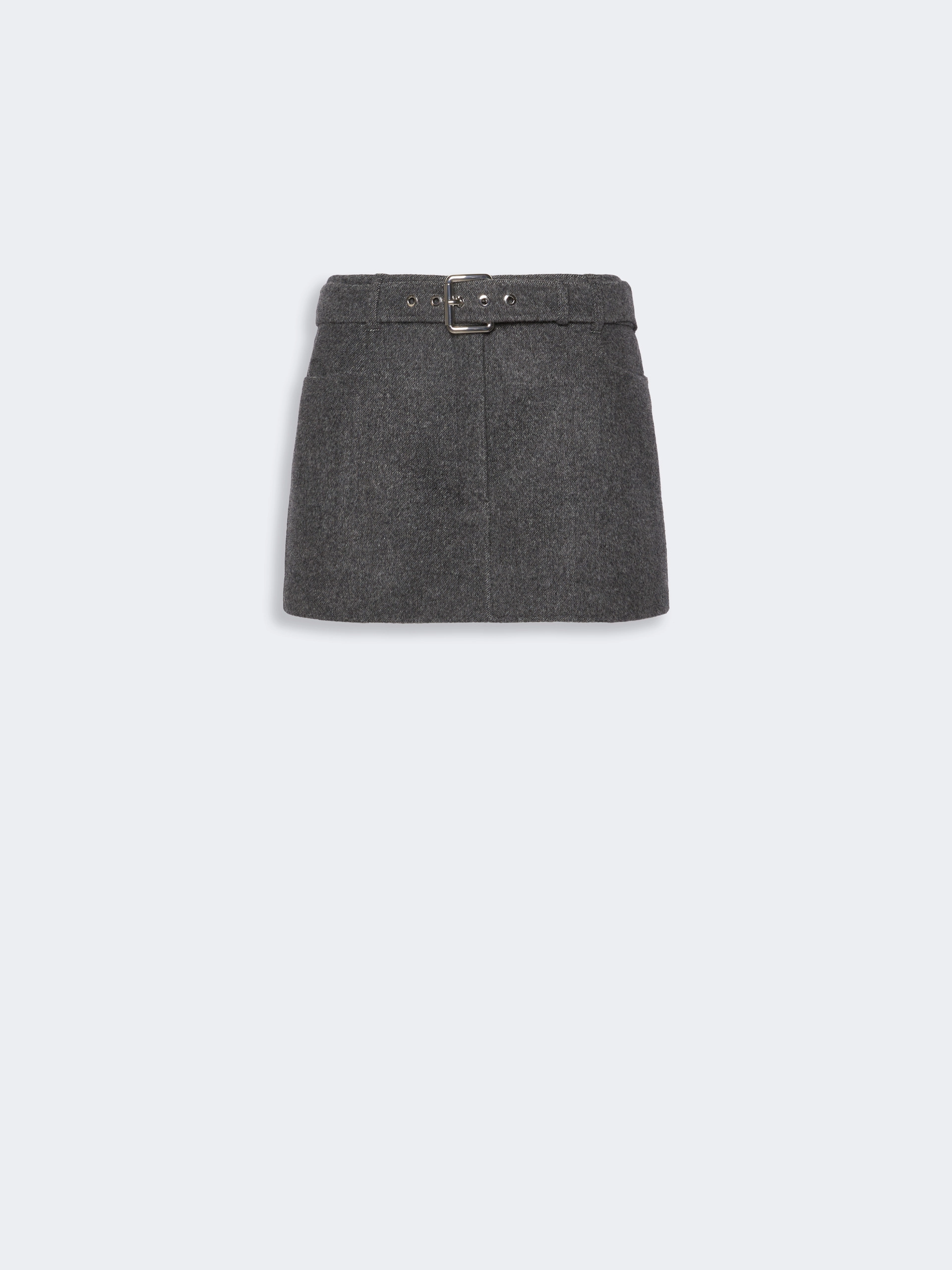 Short pure wool skirt - BLACK - Sportmax - 6