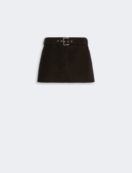 Jupe courte en pure laine - Sportmax