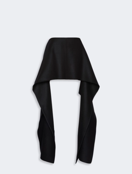 Draped wool mini skirt - Sportmax