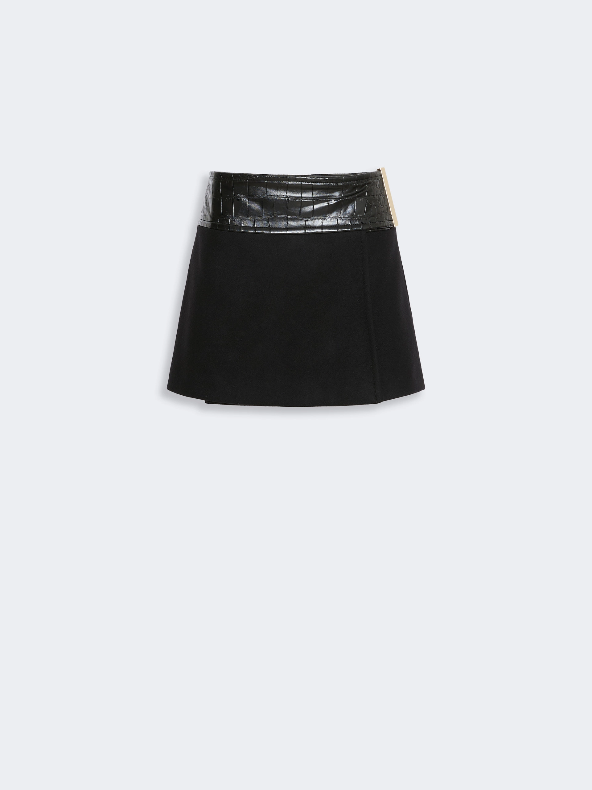 Pure wool mini skirt - BLACK - Sportmax - 5