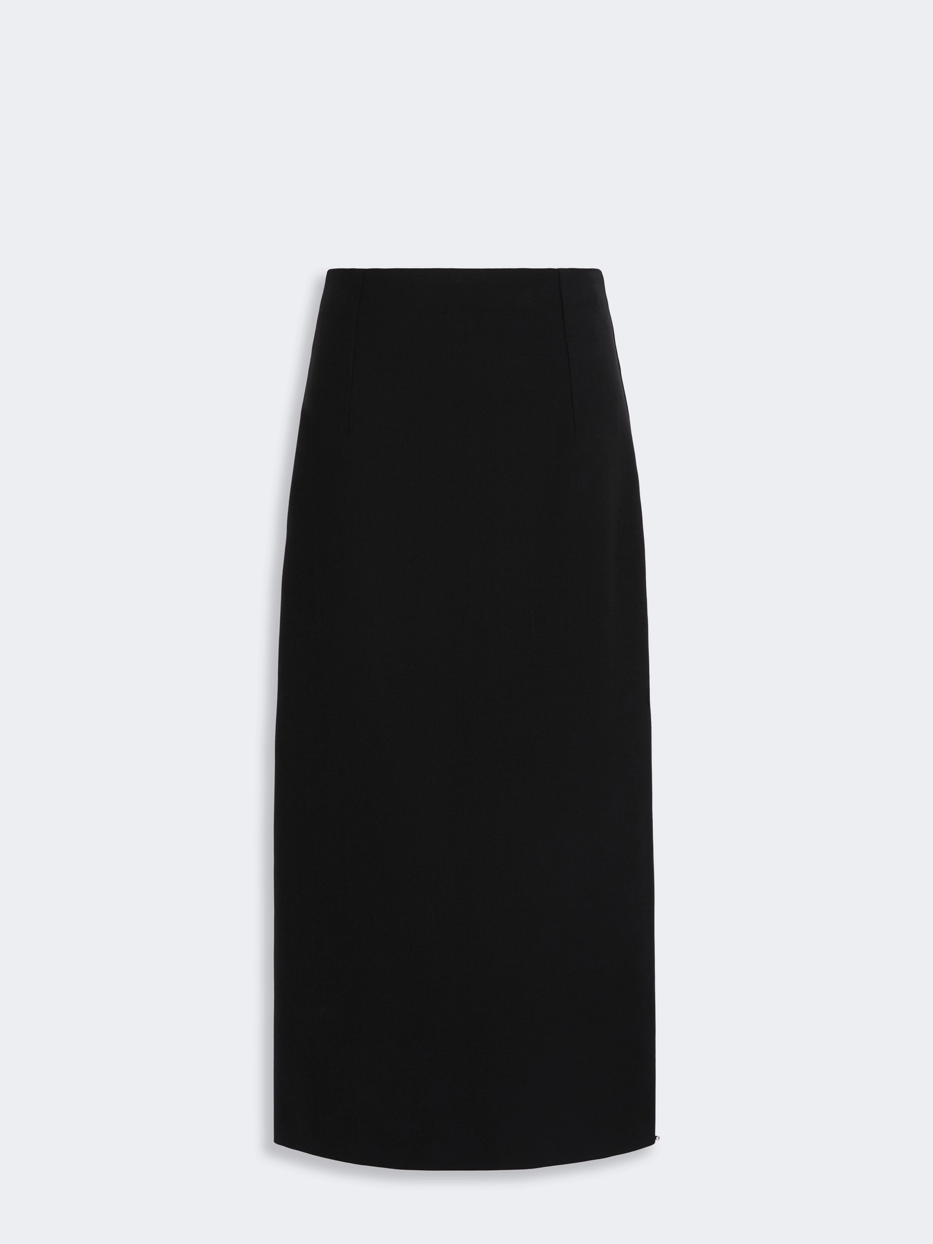 Slim stretch wool skirt - BLACK - Sportmax - 4