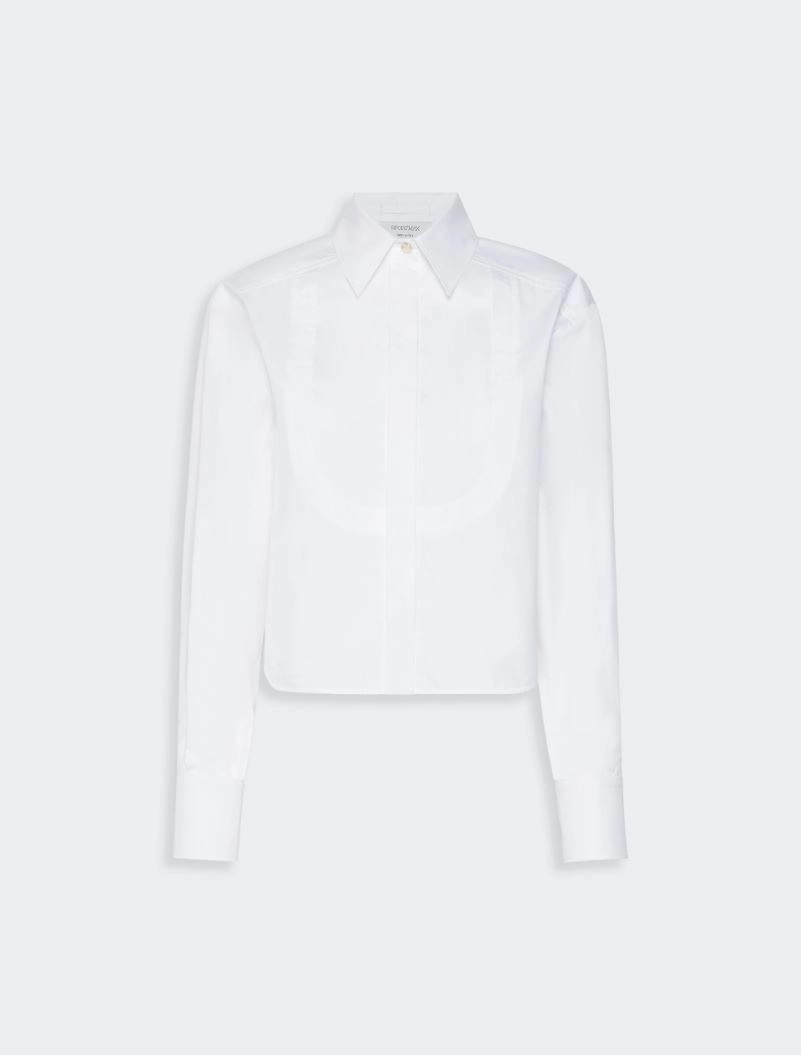 Cotton poplin boxy shirt - OPTICAL WHITE - Sportmax - 7