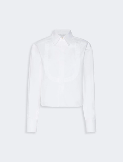 Cotton poplin boxy shirt - OPTICAL WHITE - Sportmax - 7