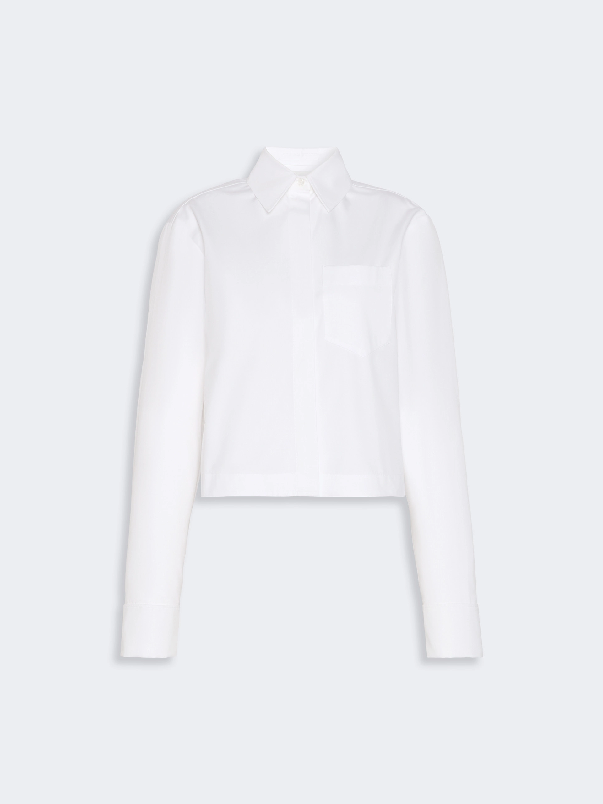 Cotton boxy shirt - OPTICAL WHITE - Sportmax - 6