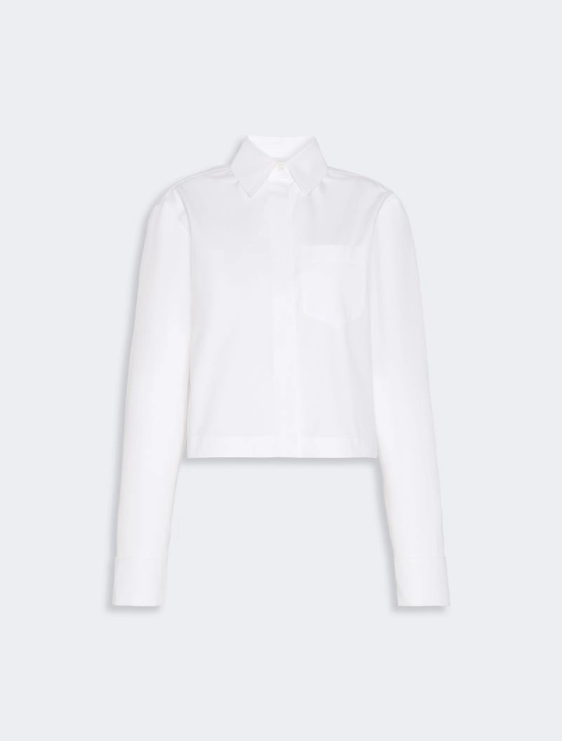 Cotton boxy shirt - OPTICAL WHITE - Sportmax - 6