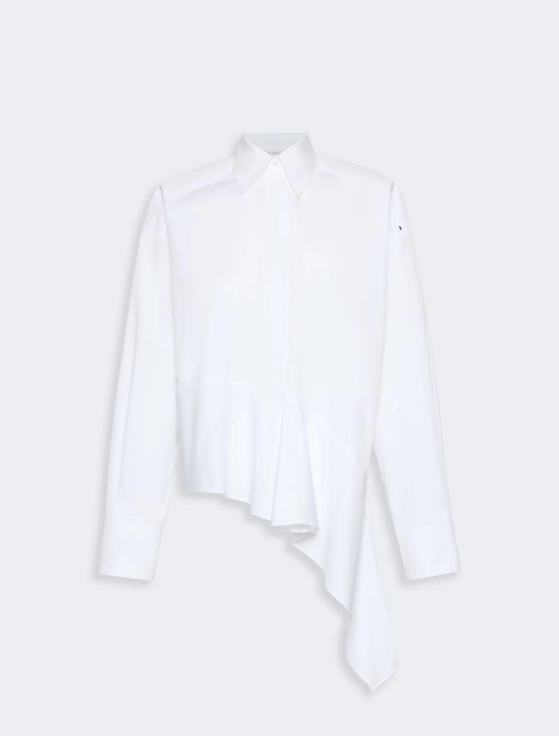 Camicia asimmetrica in popeline - BIANCO OTTICO - Sportmax - 6