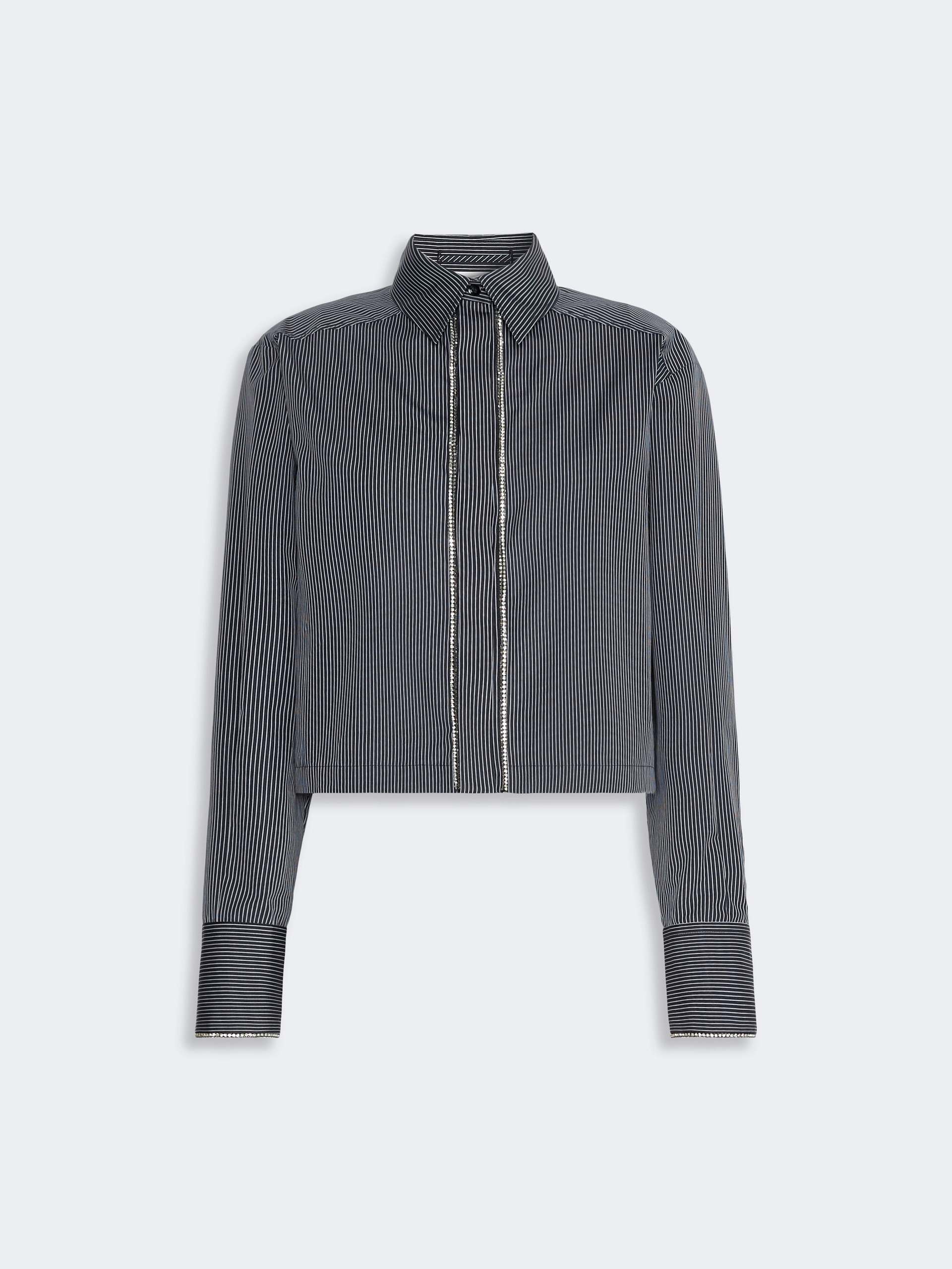 Cotton boxy shirt - BLACK - Sportmax - 6