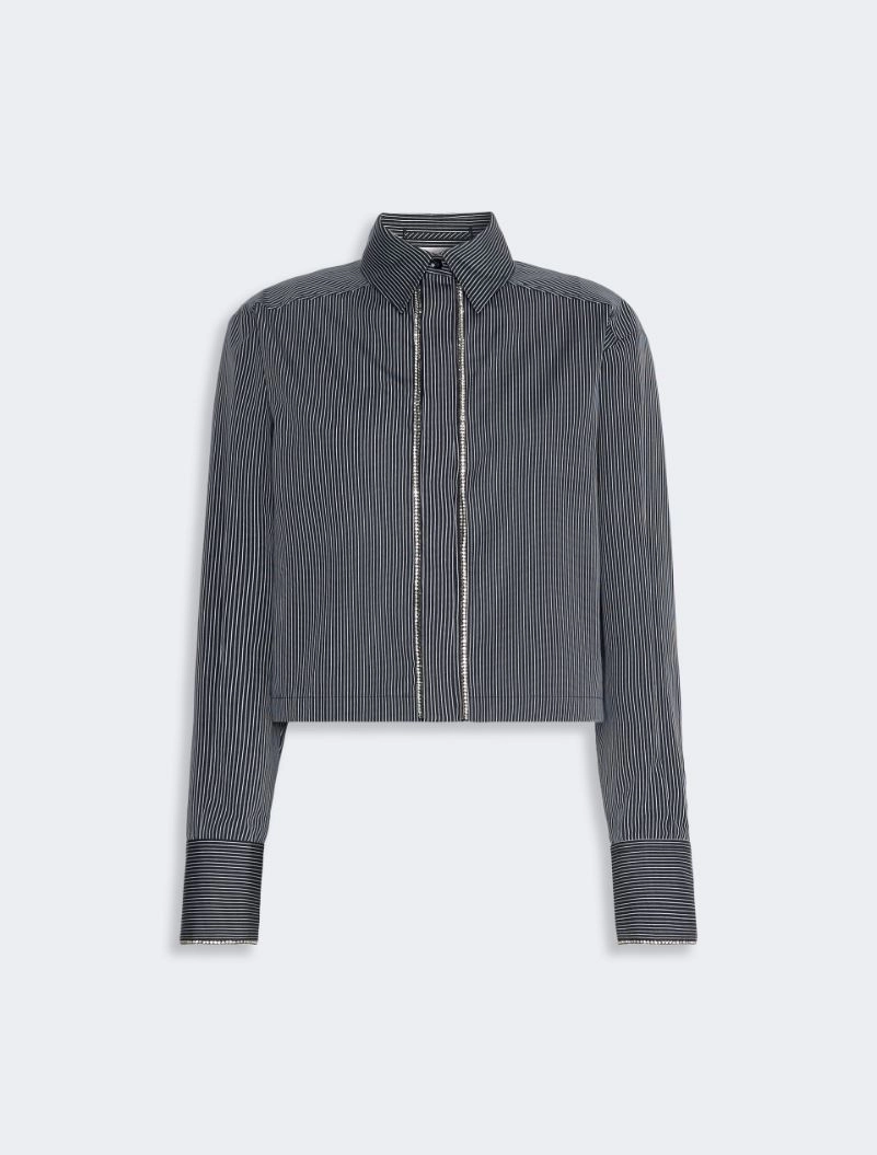 Cotton boxy shirt - BLACK - Sportmax - 6