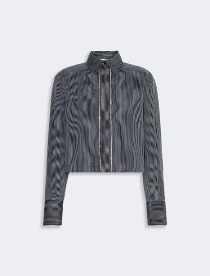 Cotton boxy shirt - BLACK - Sportmax - 6