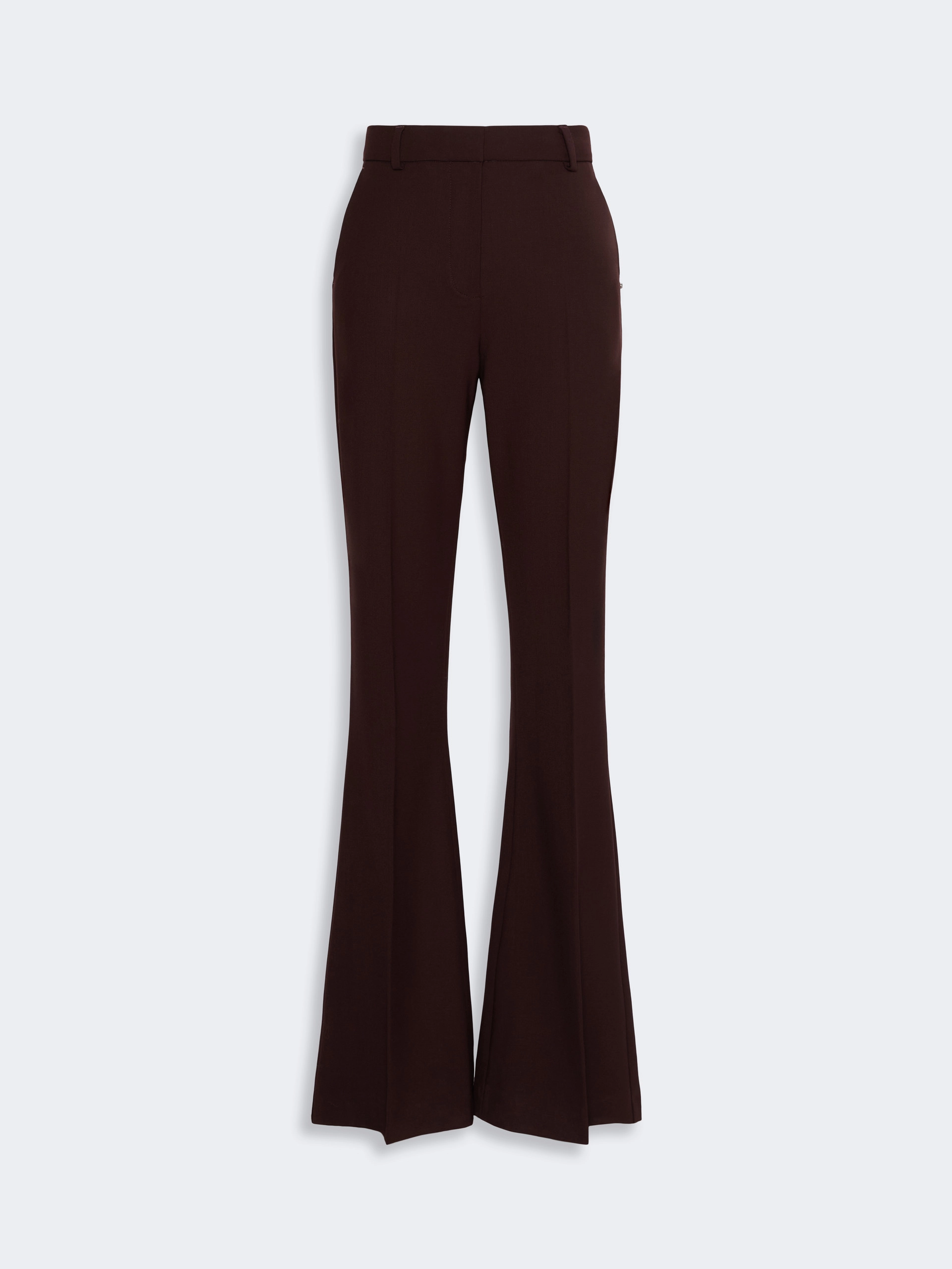 Flared stretch wool trousers - PLUM - Sportmax - 5