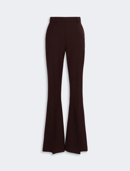 Flared stretch wool trousers - Sportmax