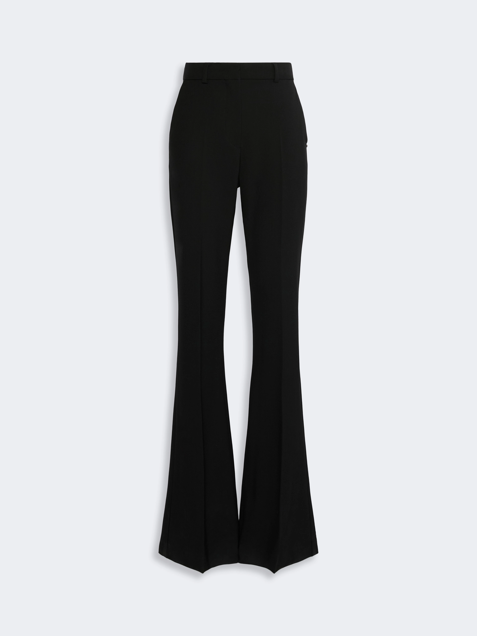 Flared stretch wool trousers - BLACK - Sportmax - 5