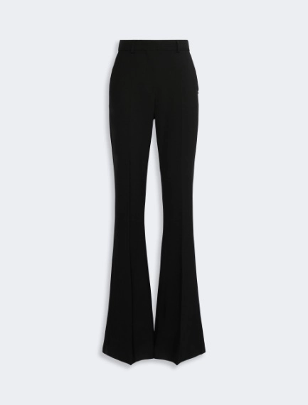 Flared stretch wool trousers - Sportmax