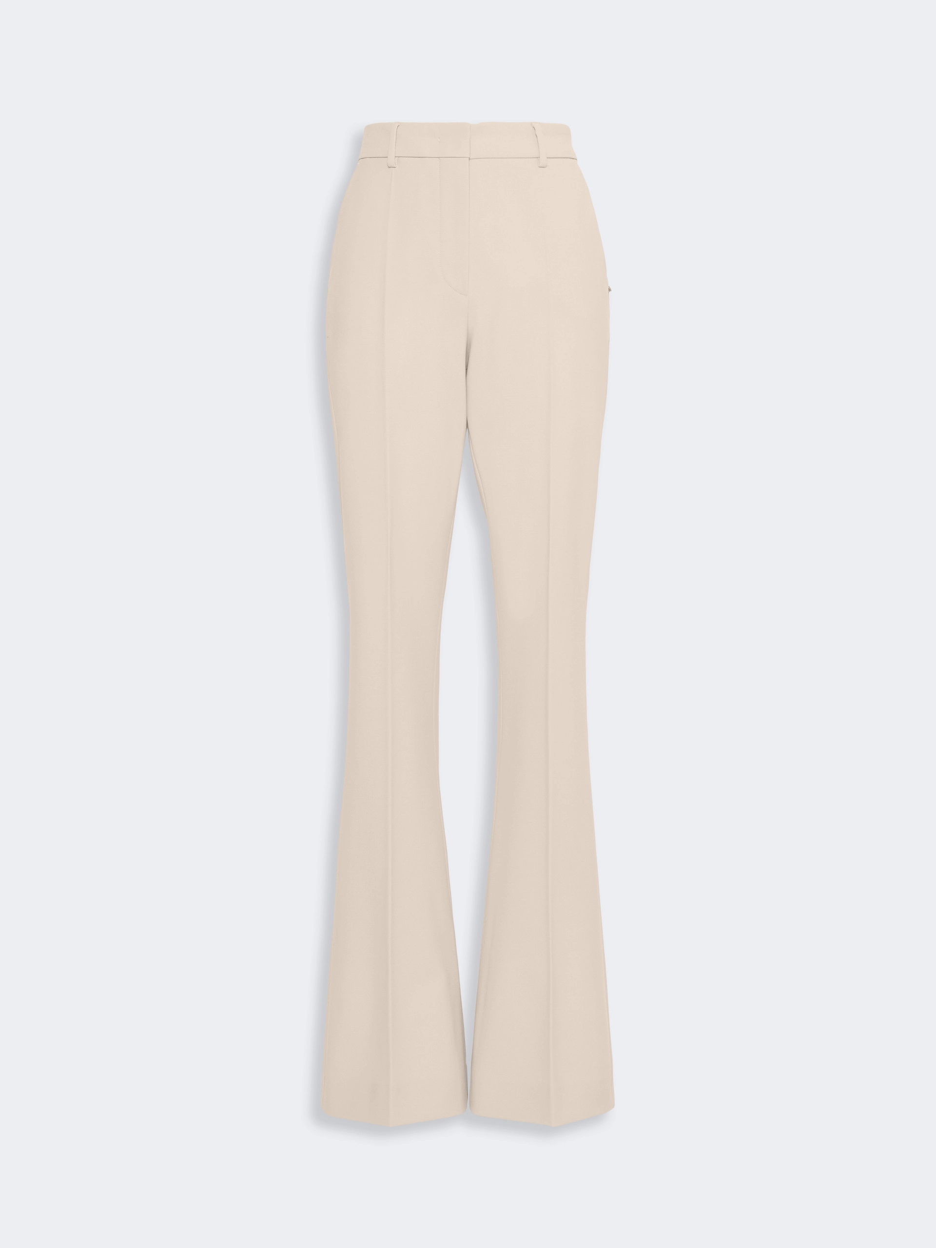 Flared stretch wool trousers - BEIGE - Sportmax - 5