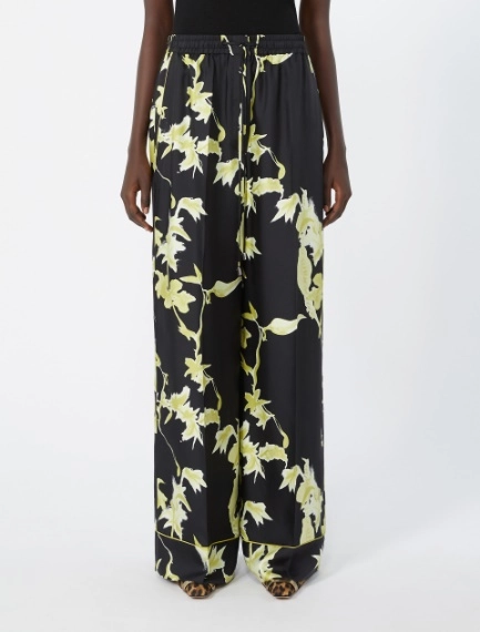 Silk pyjama trousers - BLACK - Sportmax - 2