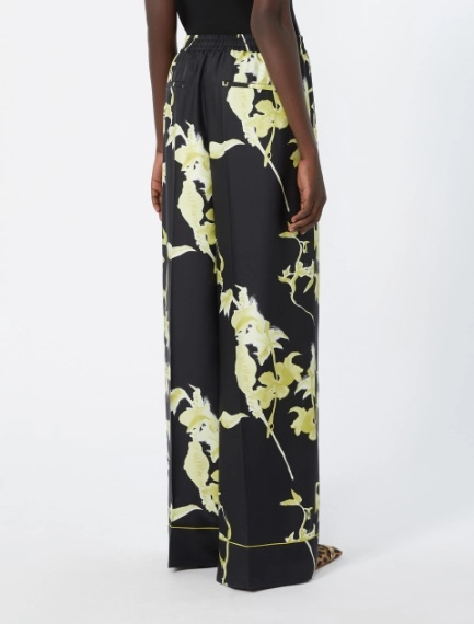 Silk pyjama trousers - BLACK - Sportmax - 3