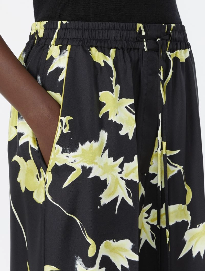 Silk pyjama trousers - BLACK - Sportmax - 4