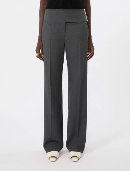 Stretch wool trousers - DARK GREY - Sportmax - 2