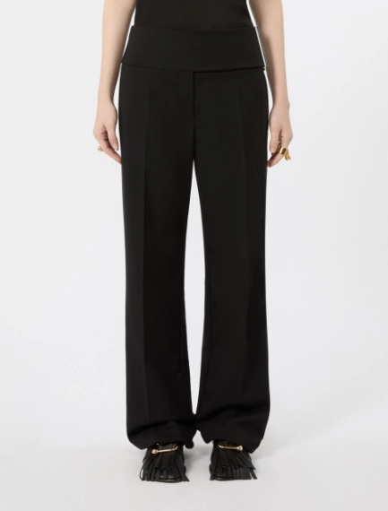 Stretch wool trousers - BLACK - Sportmax - 2