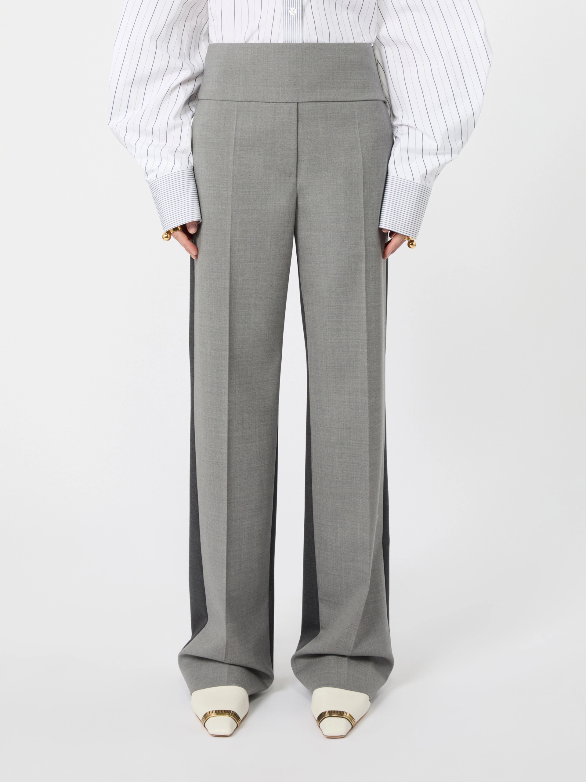 Stretch wool trousers - MEDIUM GREY - Sportmax - 2