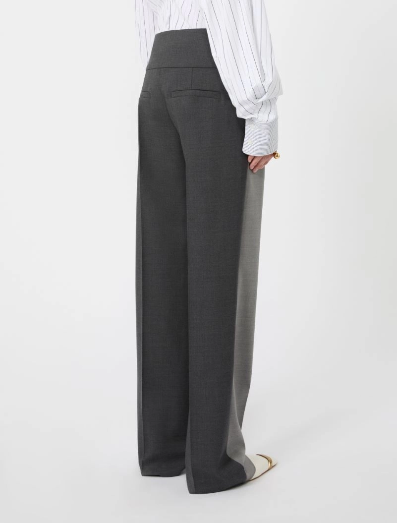 Stretch wool trousers - MEDIUM GREY - Sportmax - 3