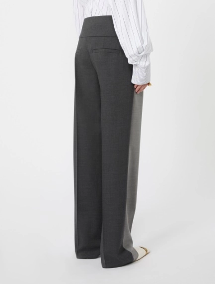 Stretch wool trousers - MEDIUM GREY - Sportmax - 3