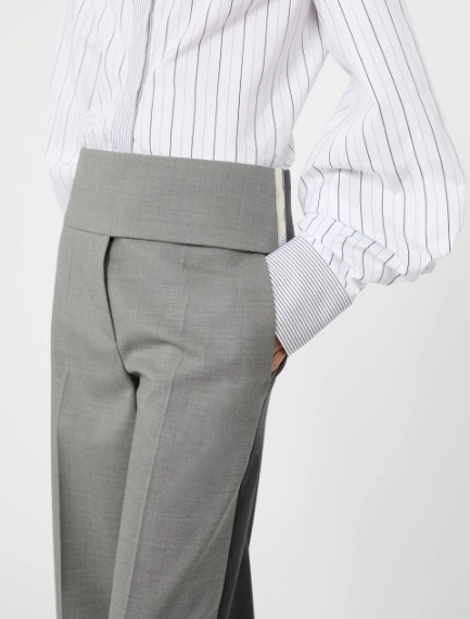 Stretch wool trousers - MEDIUM GREY - Sportmax - 4