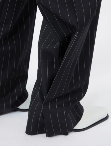 Pleated stretch wool trousers - BLACK - Sportmax - 4