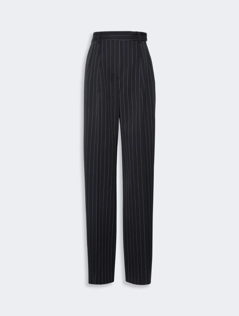 Pleated stretch wool trousers - BLACK - Sportmax - 5