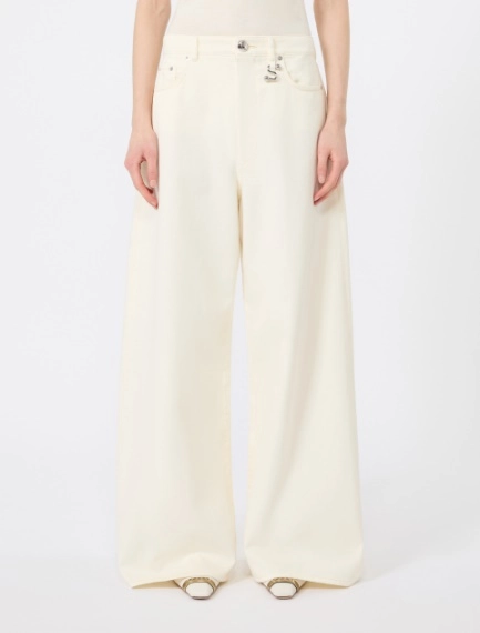 Oversized jeans - IVORY - Sportmax - 2
